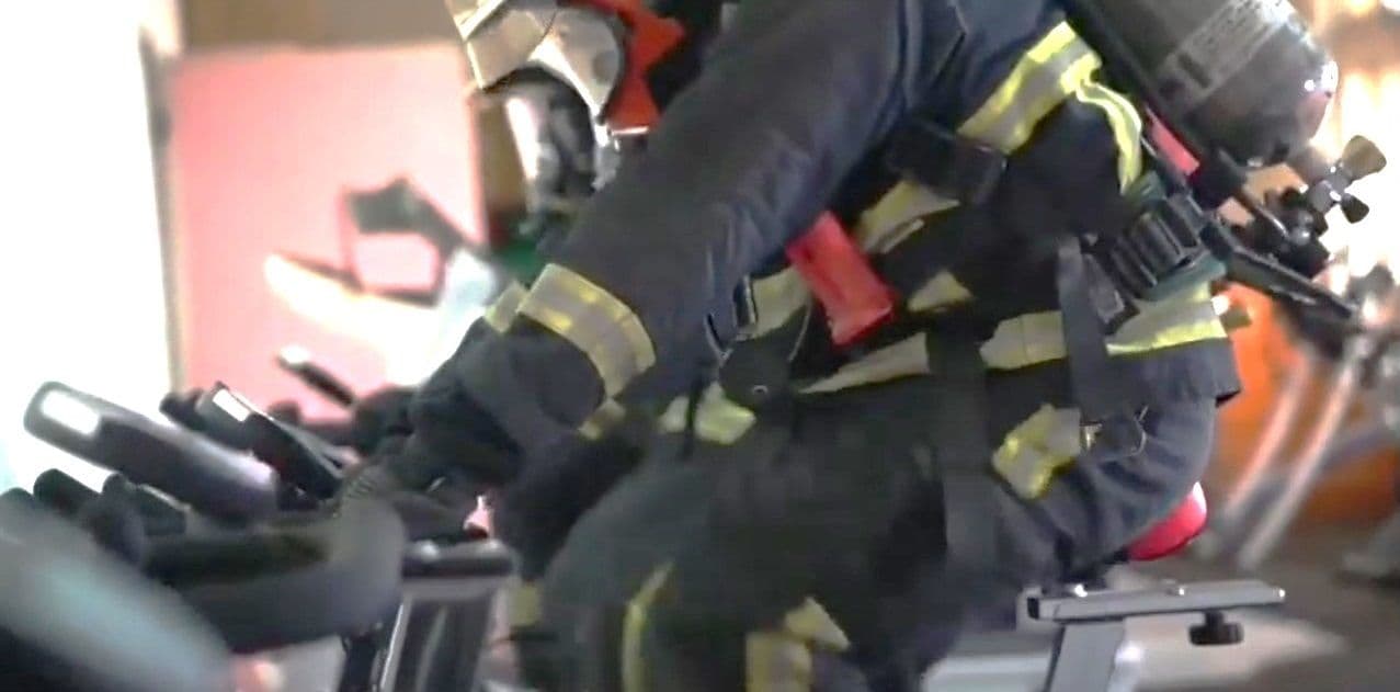 Firefighters training from Taichung City Fire Dept in Taiwan